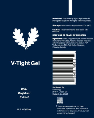 V Tight Gel - Ingredients inside